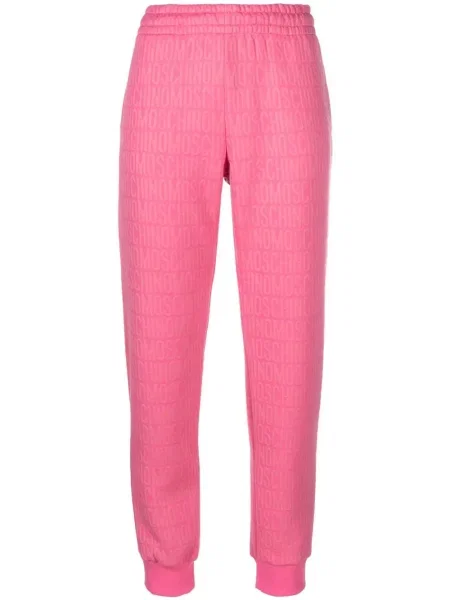 Pantaloni Moschino cu imagine alergare
