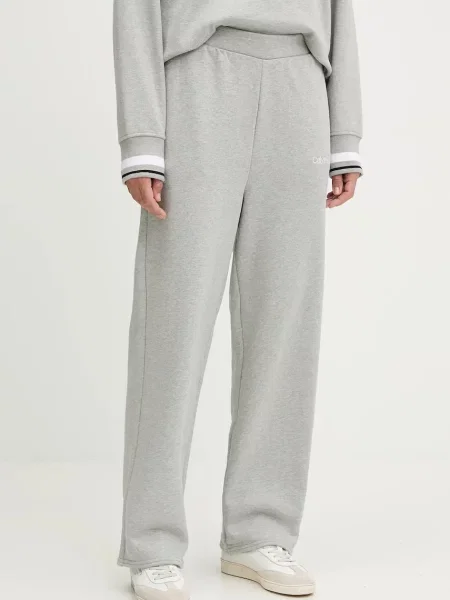 Calvin Klein Performance spodnie dresowe gładkie szary