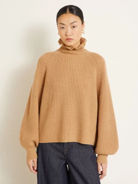 Max Mara Sweter Pontile Z Kaszmirem braun