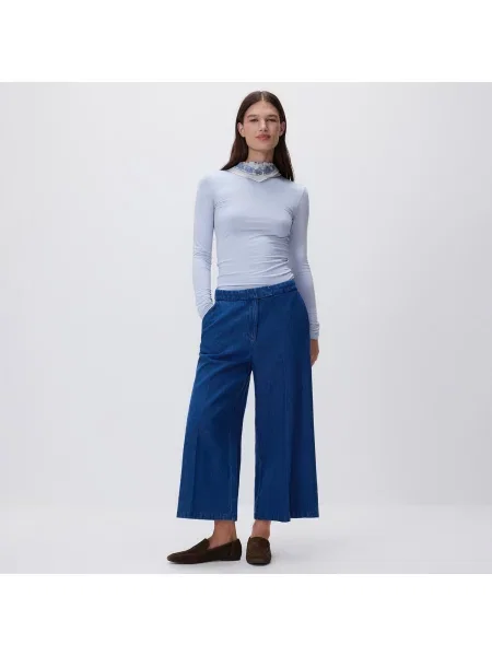 Reserved Džíny culottes modrá