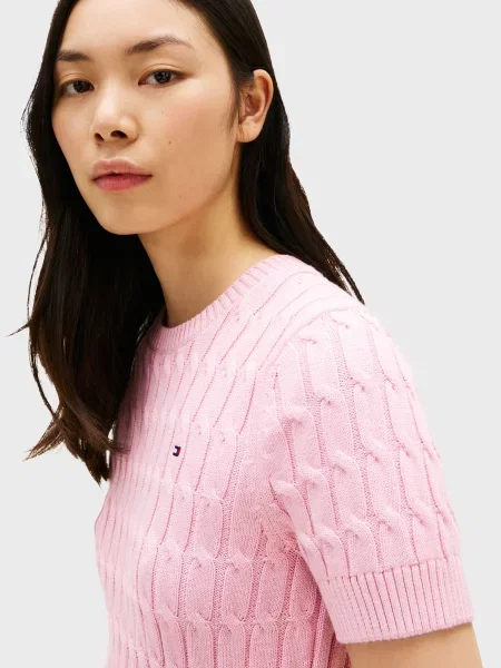Свитер Tommy Hilfiger розовый