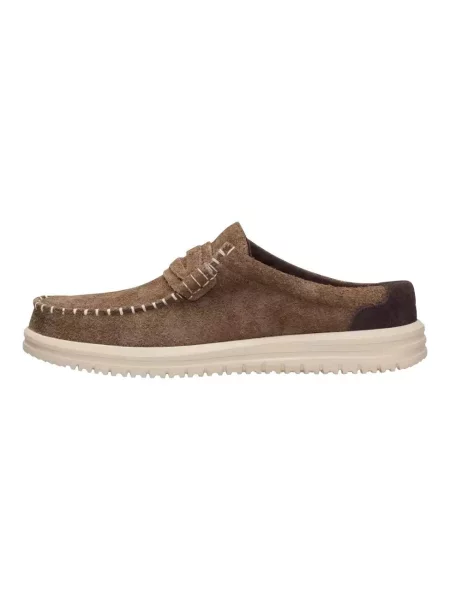 HeyDude Mokasyny Wally NXT Mule brązowe