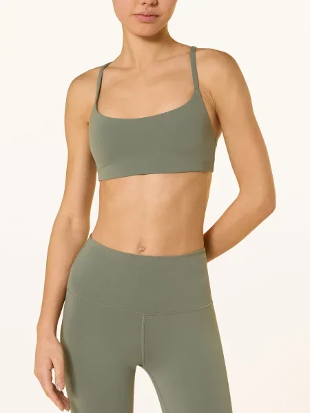Lululemon Biustonosz Sportowy Wunder Train gruen oliwkowy