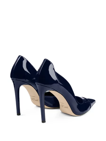 Kožené lakované lodičky Jimmy Choo modré
