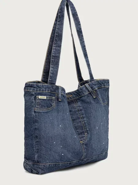 Guess Jeans тканинна сумка джинсова