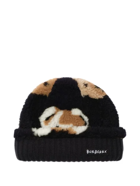 Czapka dziecięca Burberry czarna