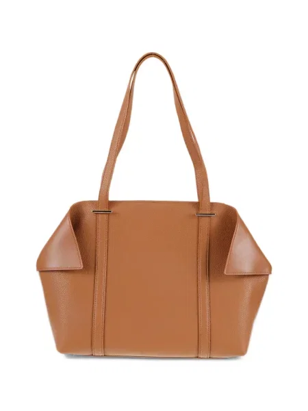 Τσάντα shopper Ferragamo καφέ