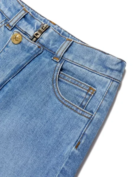 Szorty jeansowe dziecięce Balmain niebieskie