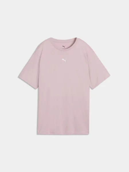 Футболка PUMA Ess Relaxed Tee комбінований верх рожевий