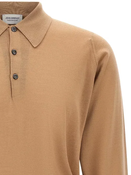 Tricou polo John Smedley de lână