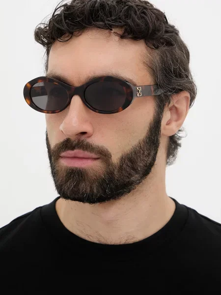 Off-White Ochelari de soare Negru alb