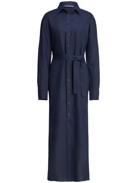 Rochie tip cămașă Ralph Lauren Collection albastru