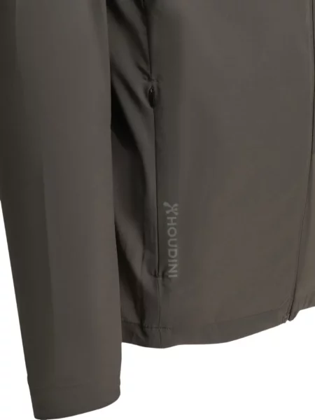 Geacă Houdini Sportswear cu glugă gri