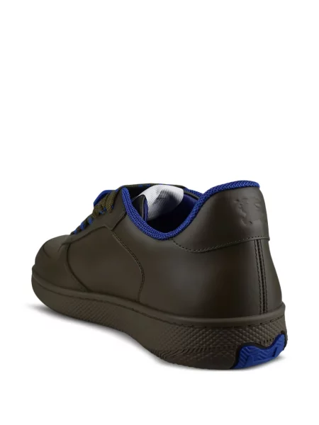 Bőr sneaker Burberry autogrammal barna