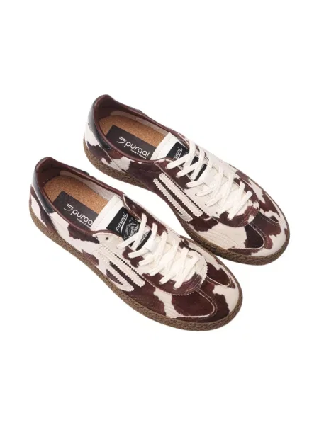 Sneakersy Puraai brązowe