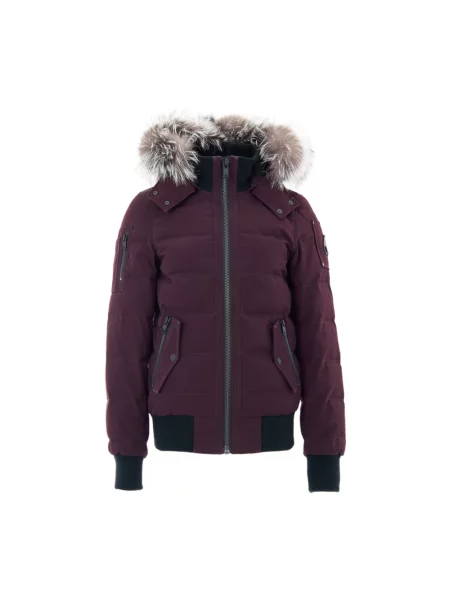 Kurtka bomber Moose Knuckles fioletowy