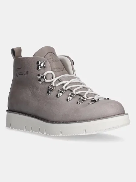 Fracap bocanci de piele Magnifico Roc femei cu platforma gri