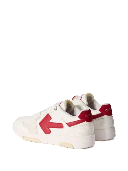 Sneakerși Off-white business alb