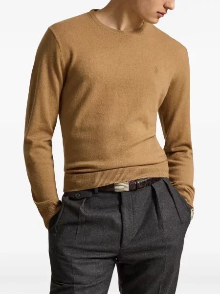 Șosete Polo Ralph Lauren cu broderie în carouri de flanelă verde