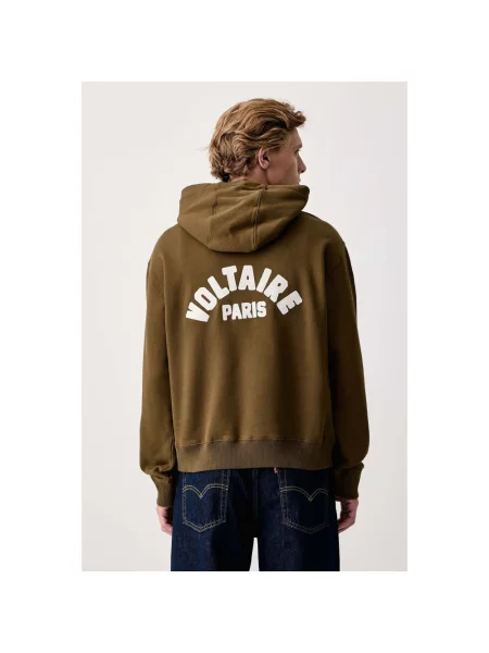 Bluza z kapturem Zadig & Voltaire z kapturem zielona