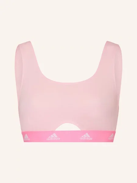 Biustonosz Adidas z gorsetem różowy
