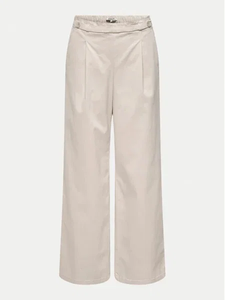 ONLY nohavice Stella Wide Leg béžová