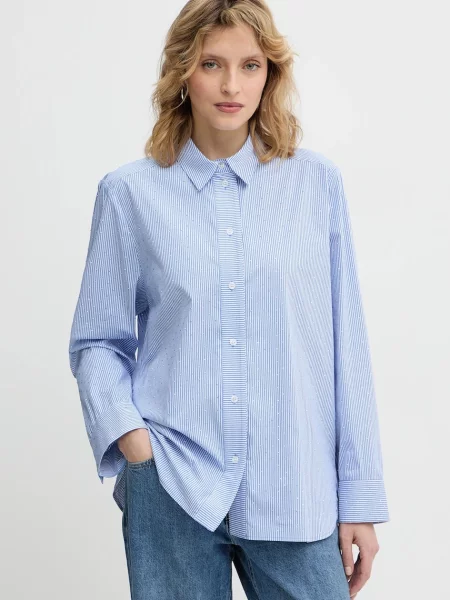 MUNTHE cămașă RALLIMA cu guler clasic regular albastru