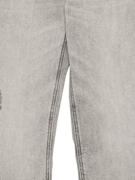 Dětské straight fit džíny Calvin Klein šedé