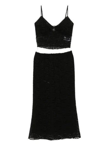 Dzianinowa spódnica Reformation czarna