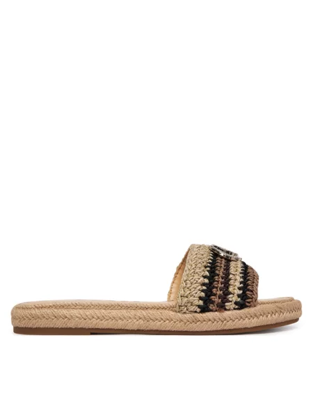 Klapki Guess beżowe