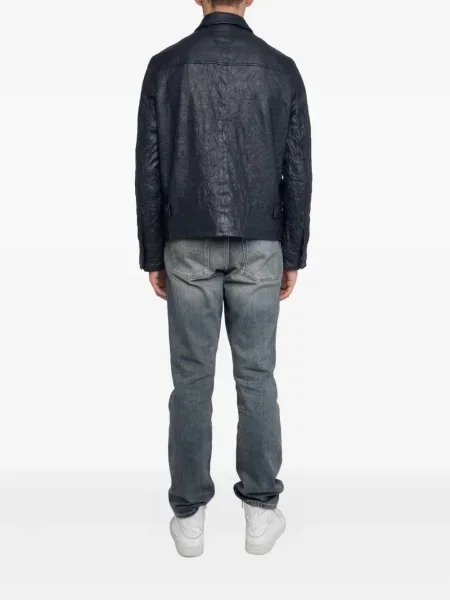 Geanta de piele Zadig&voltaire albastru