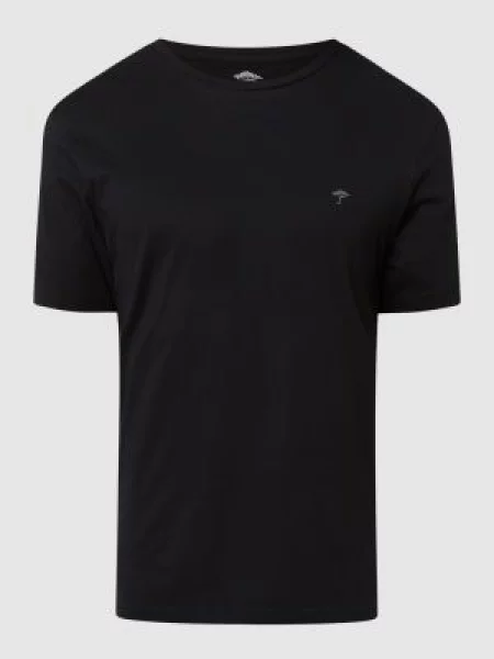 T-shirt z bawełny bio Fynch-hatton czarna