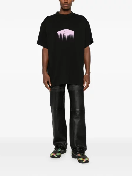 Tricou Balenciaga cu imagine negru