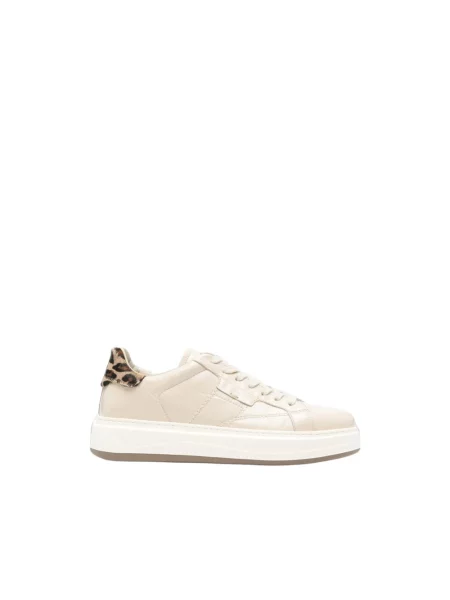 Sneakersy Woolrich skórzane klasyczne beżowe