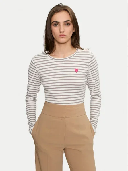 Kaffe Блуза Liddy сив