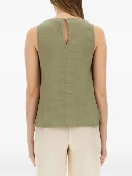 Bluză 120% Lino de in verde