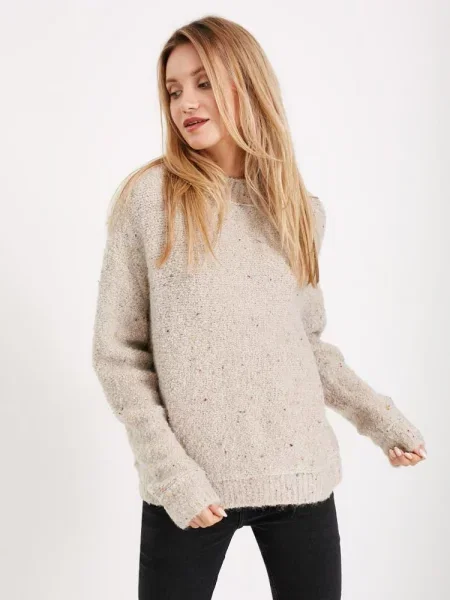Светр DIVERSE поліестер/акрил бежевий