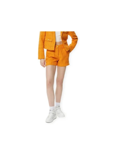 Pantaloni scurți Only portocaliu