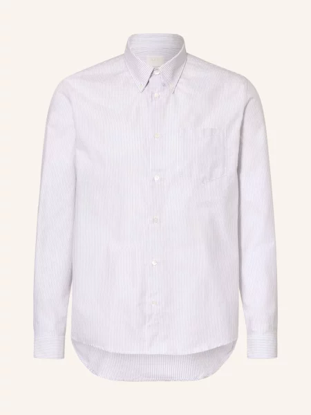 A.P.C. Košile Chemise Comfort Fit černošedá bílá