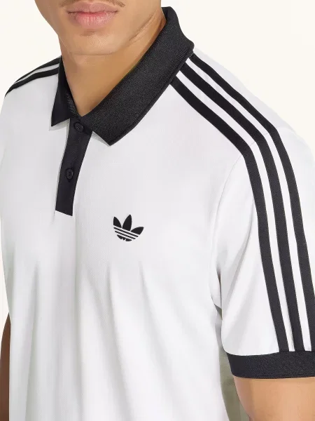Adidas Originals Funkční Polokošile Classics / černá bílá