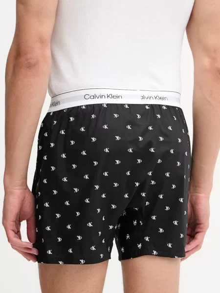 Boxerky Calvin Klein Boxer Trad diamond logo black čierna