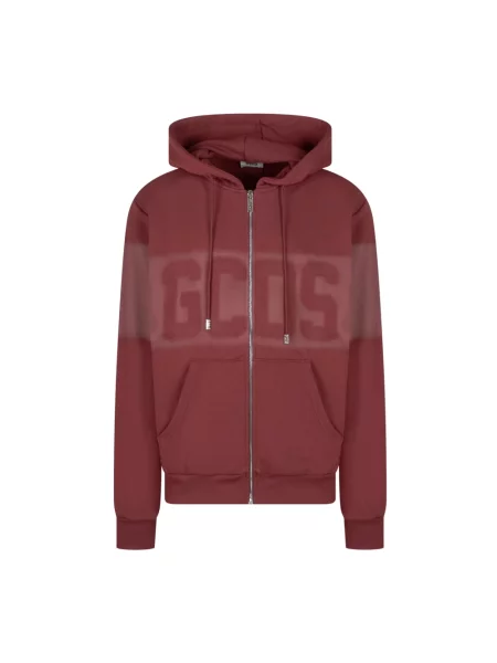 Bluza z kapturem Gcds z logo czerwona