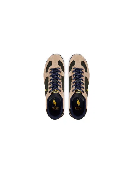 Sneakersy Polo Ralph Lauren Varick PP Svetlo hnedá