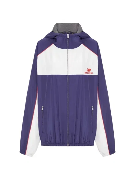 Geacă Miu Miu din poplin violet