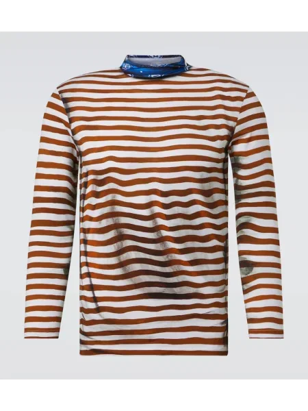 Majica Prada s črtami bela