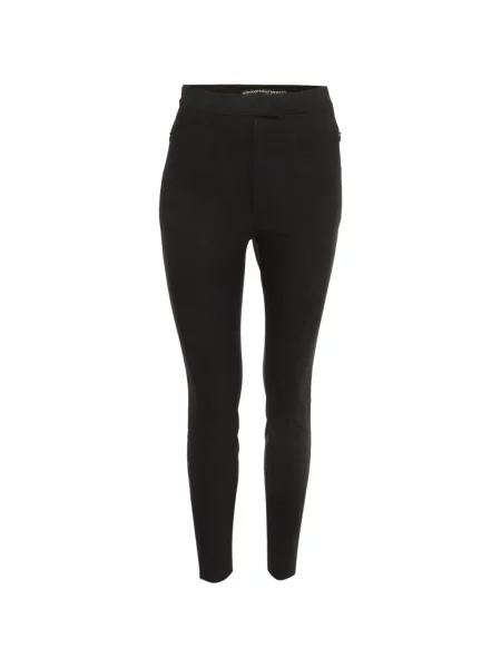 Pantaloni Alexander Wang din jerseu negru