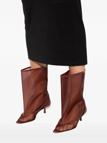 Botine Jacquemus plasă roșu