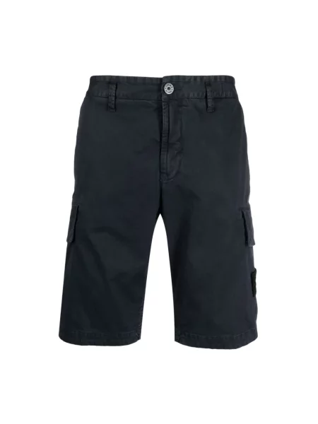 Szorty cargo Stone Island z kamieniami niebieskie