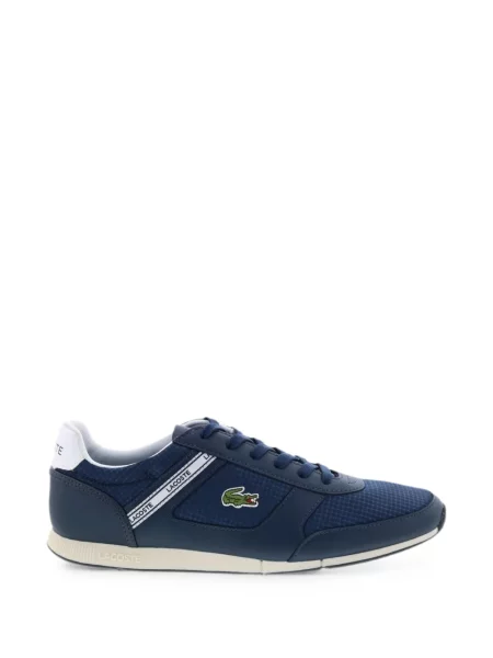 Sneakerși Lacoste Menerva cu șireturi din dantelă albastru