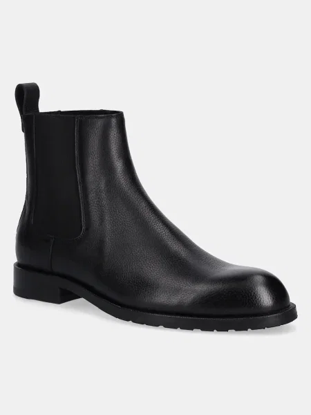 BOSS ghete chelsea de piele Tayil-L negru